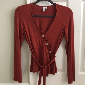 & Other Stories waist tie top